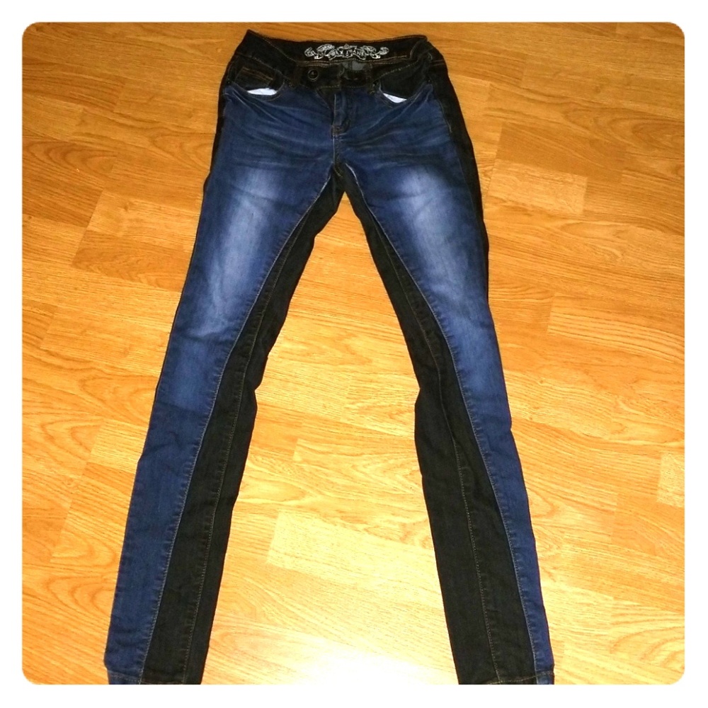 Blue two toned jeans
